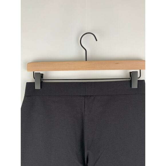 J. Crew Black Pixie Pant With Leather Stripe And Ankle Zipper. Women's Size 6 - Picture 6 of 10